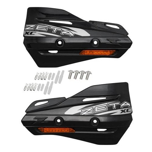 Zeta XC Handguard Covers with Integrated Turn Signals Black