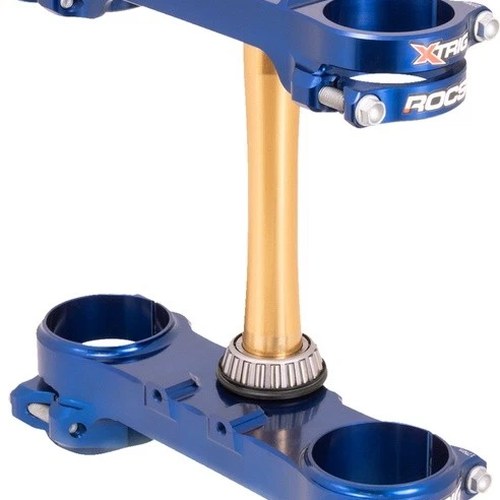 Xtrig Rocs Triple Clamp Kit 1-1/8" 22mm Offset Blue #501350701101 Sherco