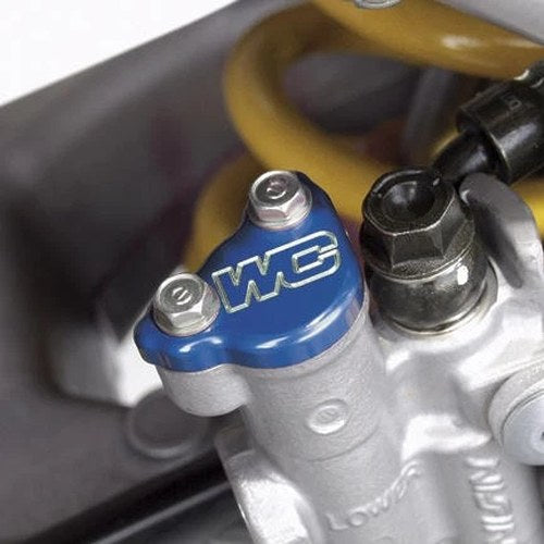 Works Connection Brake Cap Rear Aluminum Blue #21-500 for Honda