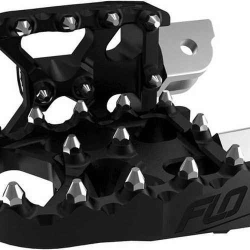 Flo Motorsports Moto Style Footpegs Black #FPEG-800-3 Harley Davidson