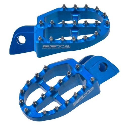 Zeta Aluminum Footpegs Blue #ZE93-1630 for Yamaha YZ450F/YZ250F/YZ450FX/YZ250FX