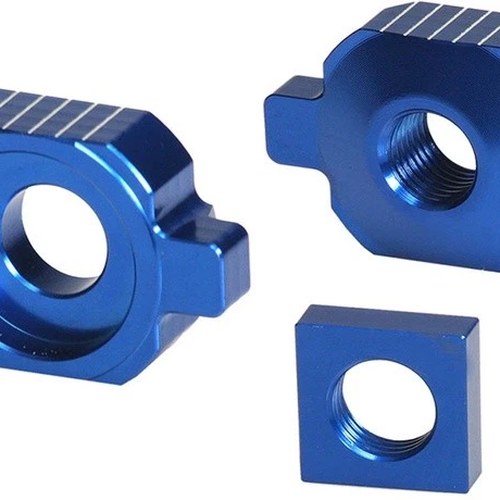 Rfx Axle Blocks Rear Blue #FXAB 70400 99BU Husqvarna TC 65 2017-2025