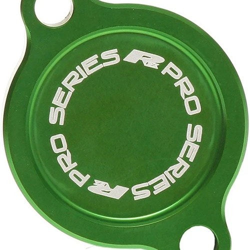 Rfx Pro Series Oil Filter Cover Green for Kawasaki/Suzuki KX250F/RM-Z250