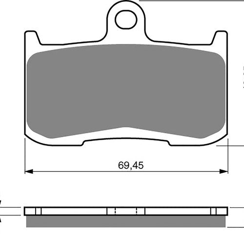 Goldfren Brake Pads GP5-207, FA347, VD443, SBS782, FDB2158, DP922