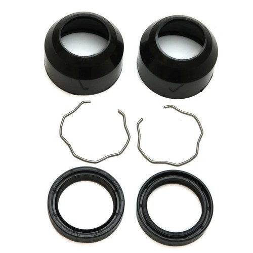 Fork Oil Seals, Dust Covers & Retaining Clips Set For Honda CM 400 T 1980