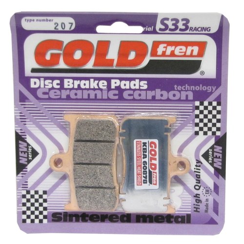 Goldfren S33 Brake Pads Front For Honda Road Racing Nsf 250 R 2012-2013