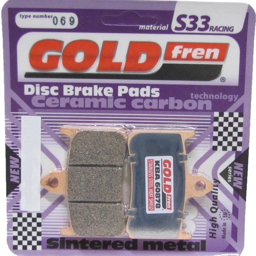 Goldfren S33 Brake Pads Front For Honda NT 400 Bros (NC25)