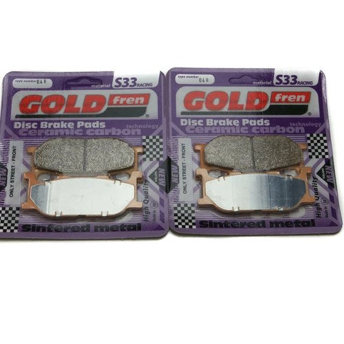 Goldfren S33 Brake Pads Front For Yamaha XJ 900 S Diversion 1995-2003