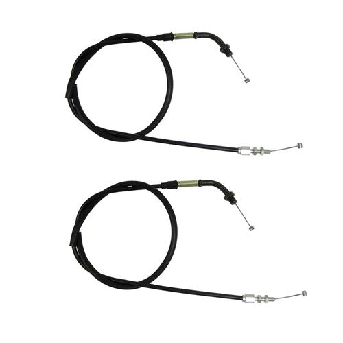 Throttle Cable Push & Pull For Kawasaki KZ 400 S Front Drum, K/Start 1975-1977