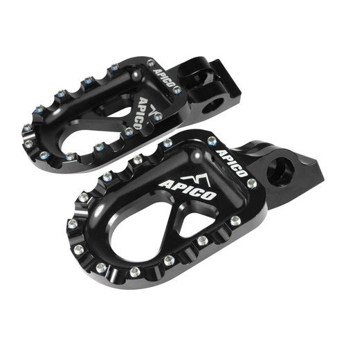 Apico Foot-pegs CNC For Montesa 4RT 250 260 300 301 black