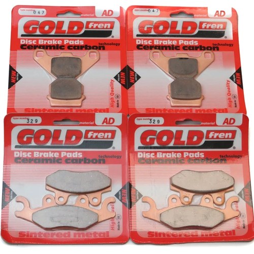 Brake Pads Front & Rear For Cectek 500i Estoc 2010