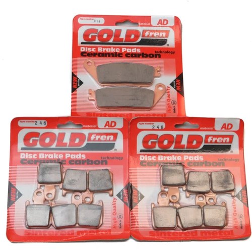 Brake Pads Front & Rear For Yamaha MT-01 S (6 pot radial caliper/5YUR) 2009
