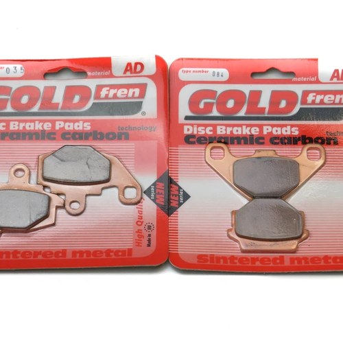 Brake Pads Front & Rear For Kawasaki Klr 650 A1-A3 1987-1989