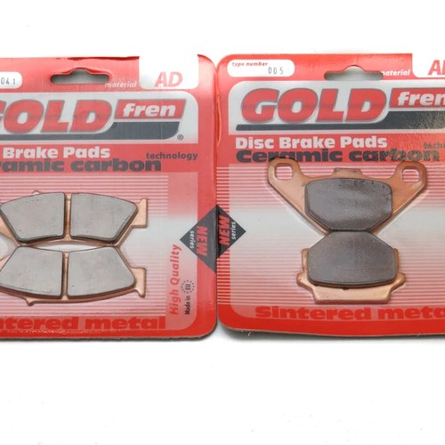 Brake Pads Front & Rear For Alfer AR 250 1993-