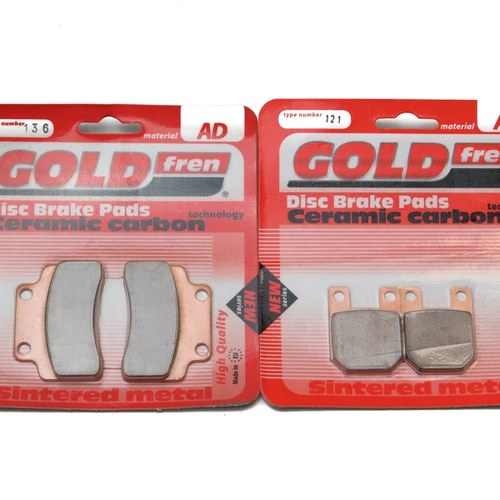 Brake Pads Front & Rear For Garelli Gsp 50 (2T) 2009-2012