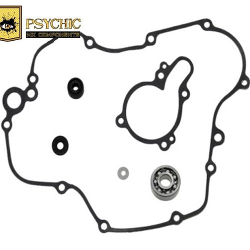 Psychic Water Pump Gasket Kit Kawasaki KX125 2003-2007, With Bearing