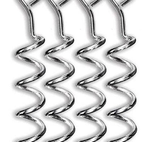 4 Pcs Ground Screw Anchor, Tent Peg / Heavy Duty Floor Fixing