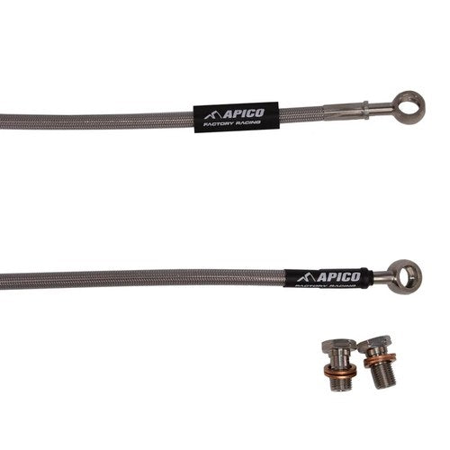 Front Brake Hose Silver For Yamaha YZ450F 03-04