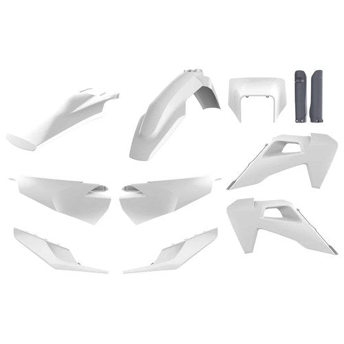 Polisport Plastic Kit + Fork Guards Husqvarna TE150-300 2020-2023, OEM 22