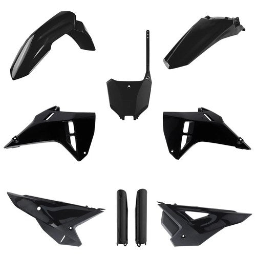 Polisport Plastic Kit + Fork Guards Honda CRF250R 2025, CRF450R 2025, Black