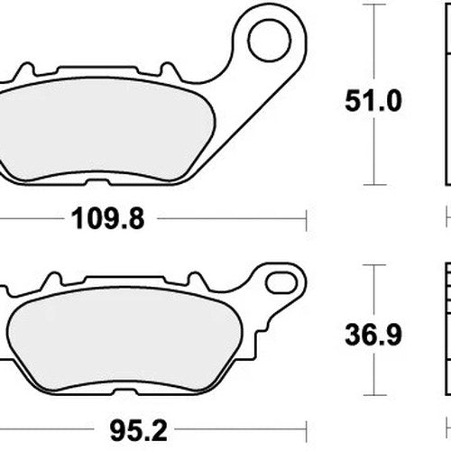 Sbs Brake Pads Front For Yamaha Yzf 150 R15 2014