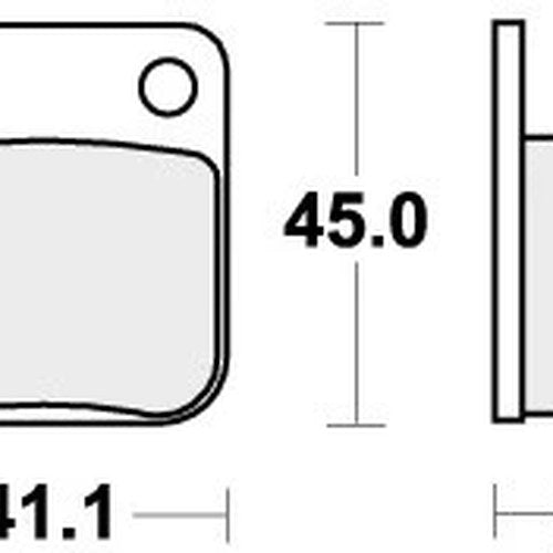 Sbs Brake Pads Front For Suzuki SX 125 1985 - 1986