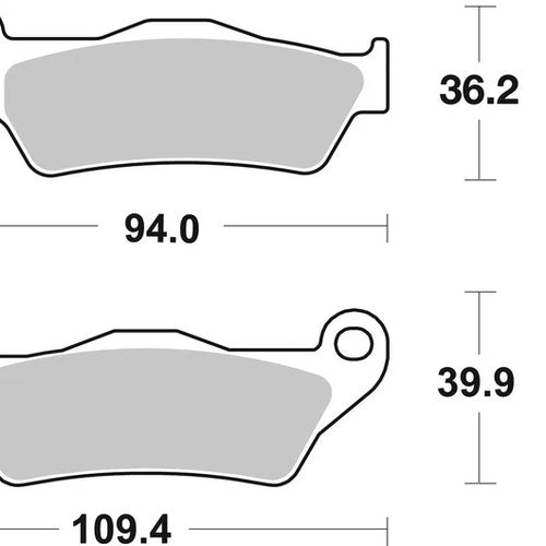 Sbs Brake Pads Front For Aprilia Sxr 50 2021 - 2023