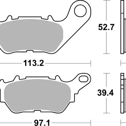 Sbs Brake Pads Rear For Yamaha MT - 03 321 2016 2025