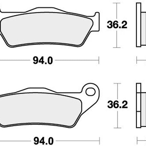 Sbs Brake Pads Front For Husqvarna TE 125 4T 2011 - 2013