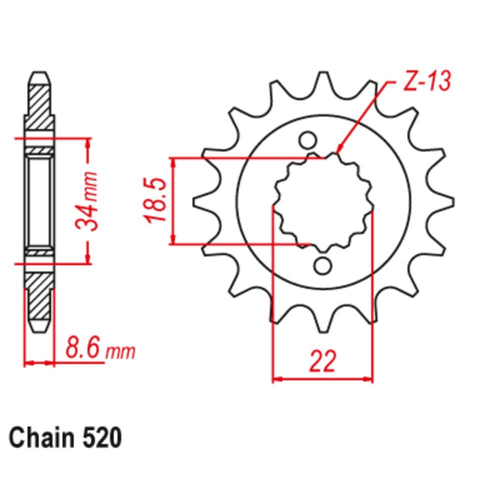 Sprocket 10-KT10