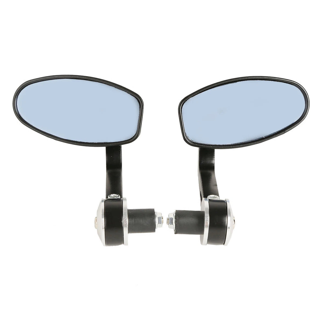 7/8" Universal Handle Bar End Rearview Side Mirrors Fit For Honda Motorcycle