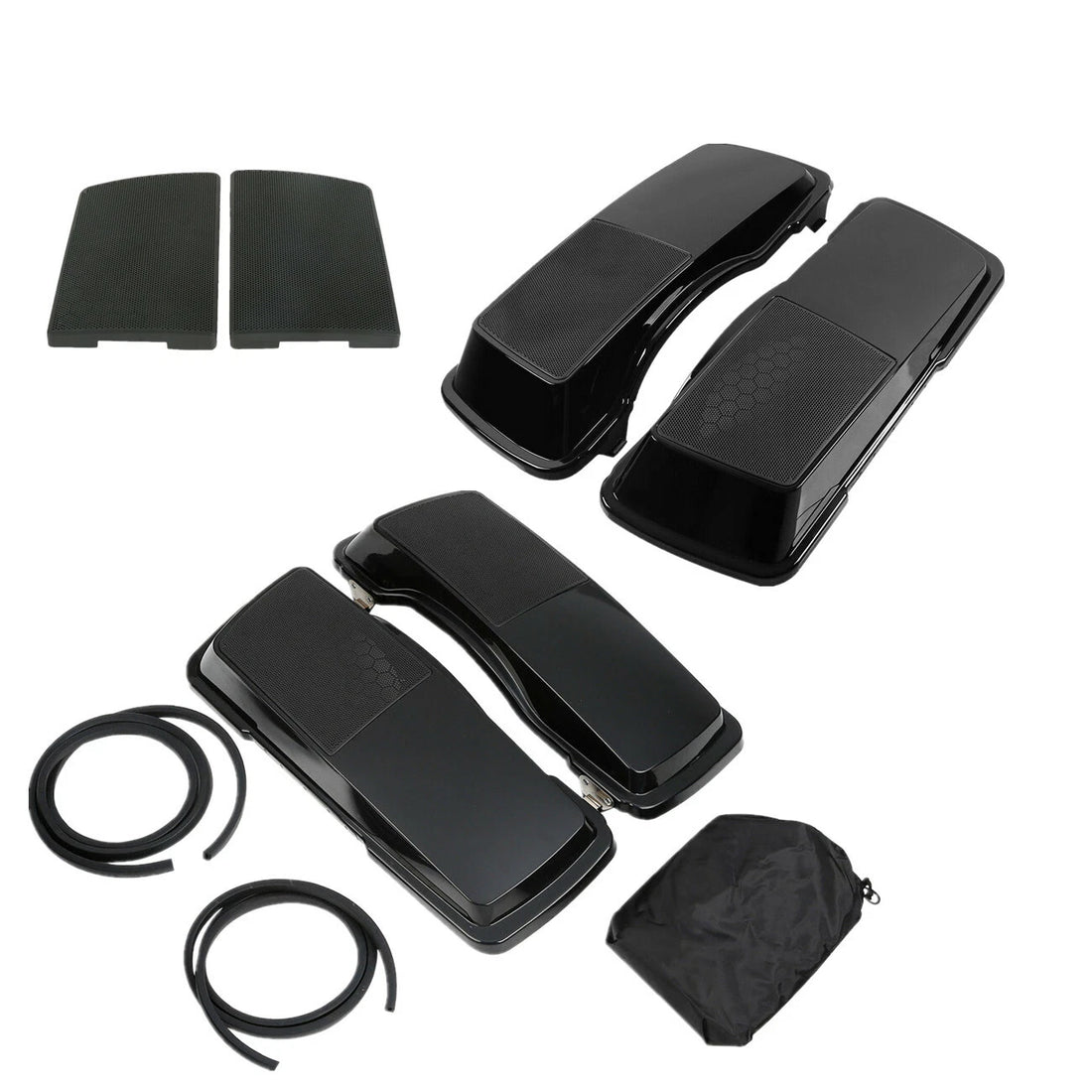 6X9" Saddlebag Lid Speaker Grills Fit For Harley Road Electra Glide 1993-2013 12
