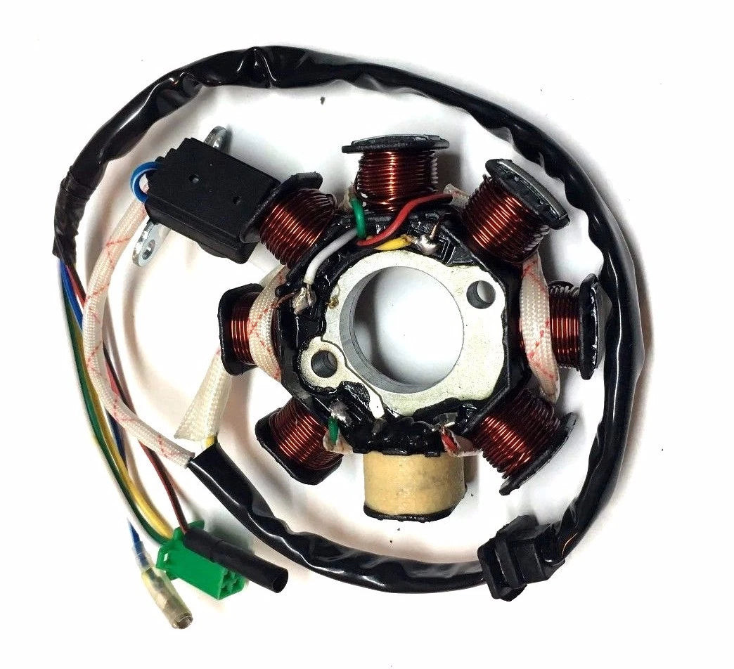 Bobina Del Rotor Del Estator Magneto DE 8 Polos GY6SCOOTER Ciclomotoro 125CC 125
