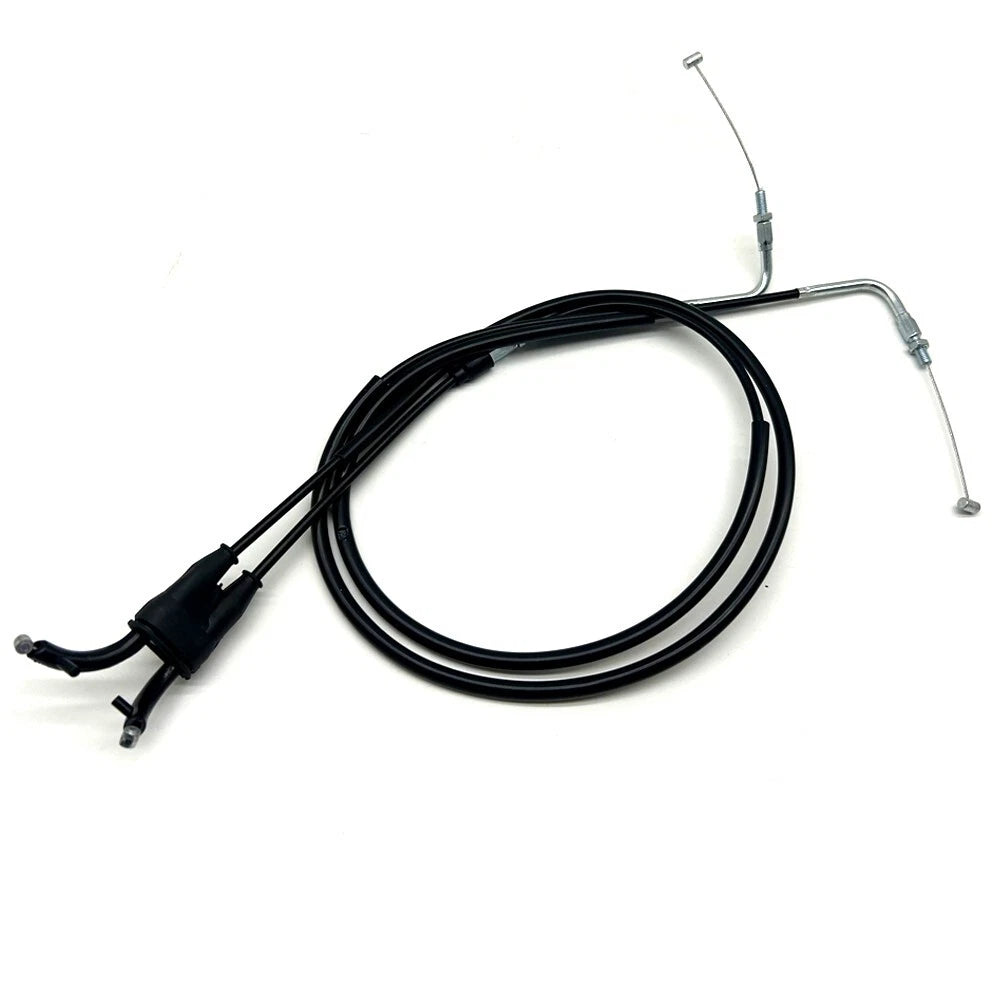 2PC Steel Motorcycle Gas Fuel Throttle Cables Fits Yamaha MT-09 FZ09 2013-2020