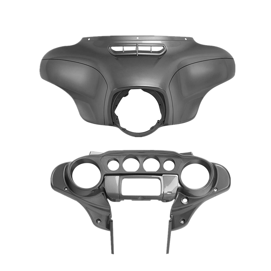 Inner & Outer Fairings Fit For Harley Touring Street Glide 14-24 Charcoal Pearl