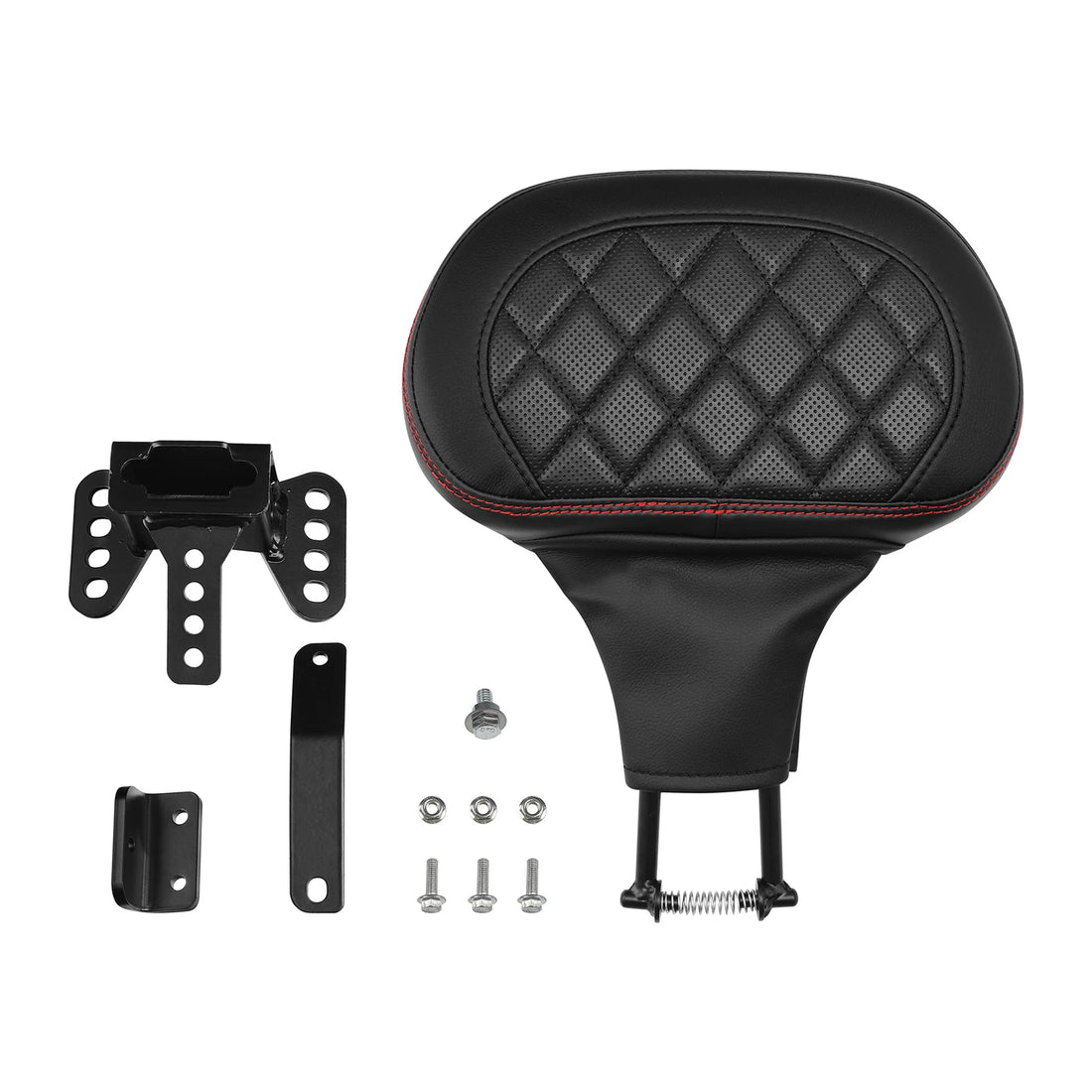 Driver Backrest Pad w/ Mounts Fit For Harley Touring Road Street Glide 2009-2023