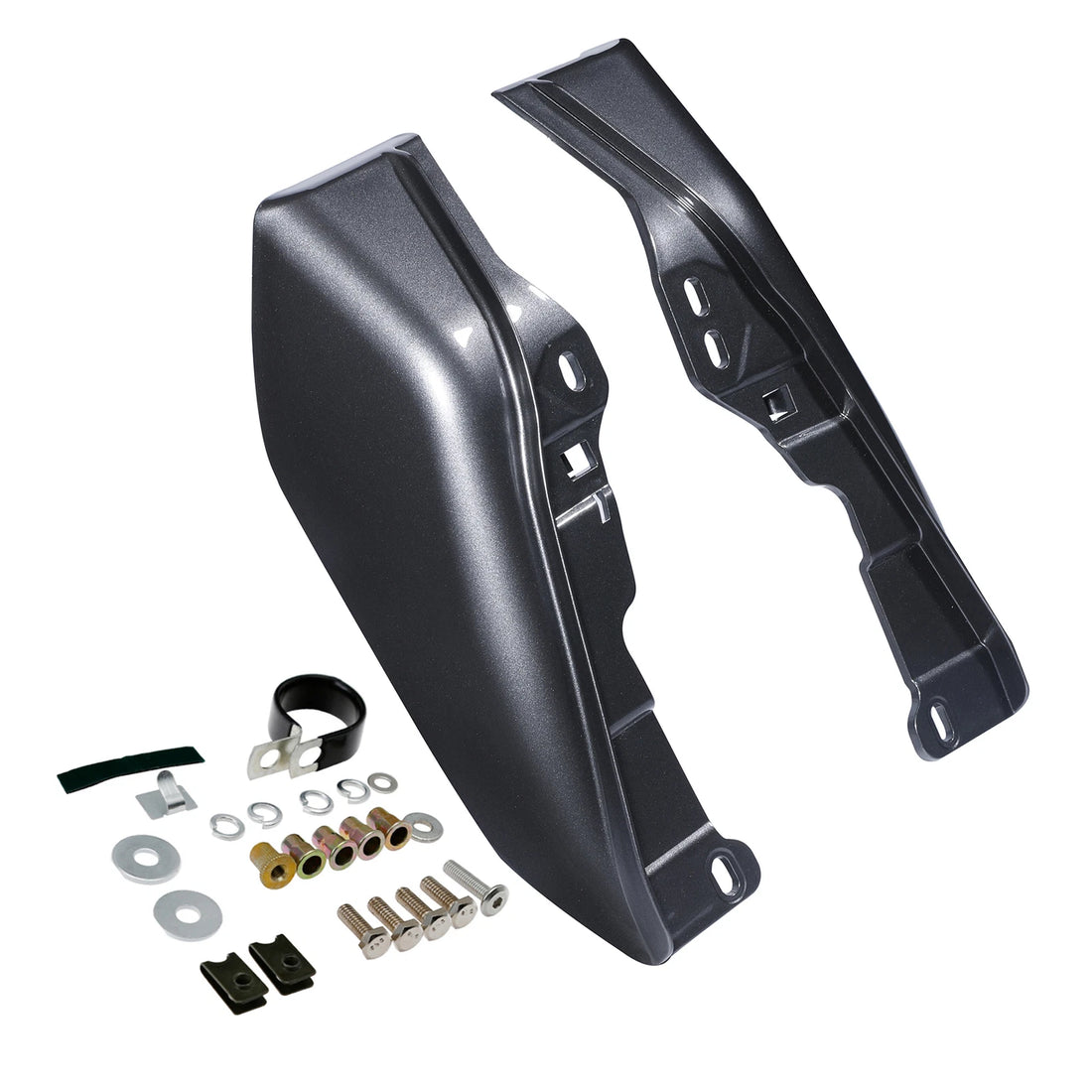 Mid-Frame Deflector Fit For Harley Touring 09-23 Gold/Black Geometric Shape Fade