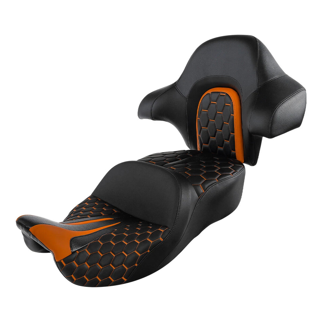 Driver Passenger Seat King Backrest Fit For Harley CVO Road Street Glide 2014-23