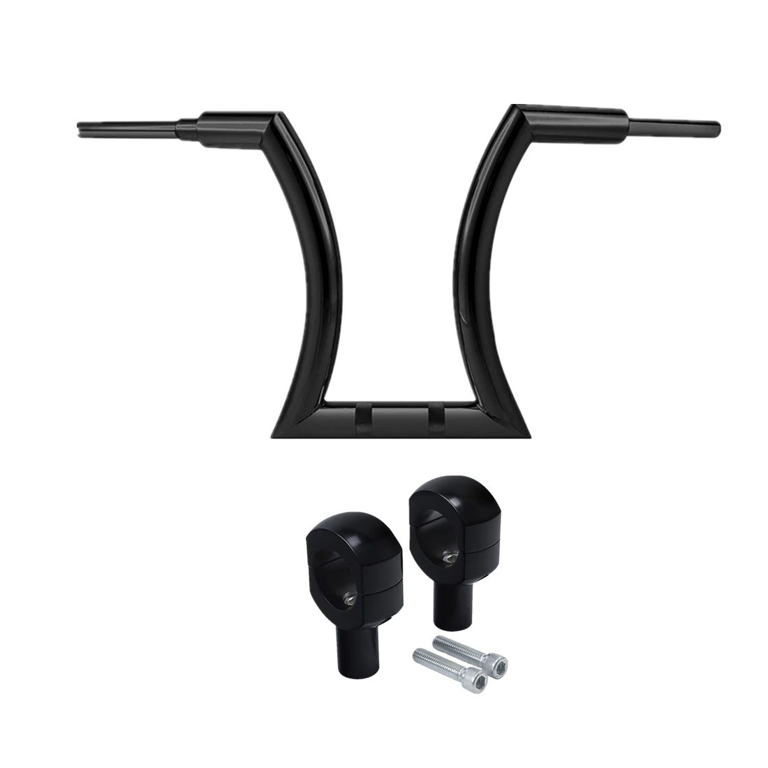 18" Rise 2" Ape Hanger Bar Handlebar Riser Fit For Harley Sportster XL883 XL1200