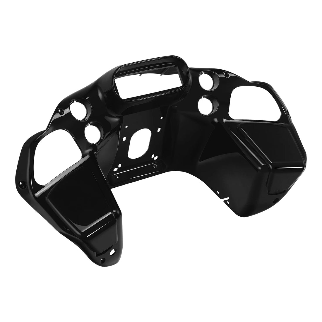 Vivid Black Front Inner Fairing Fit For Harley Touring Road Glide Fltr 1998-2013