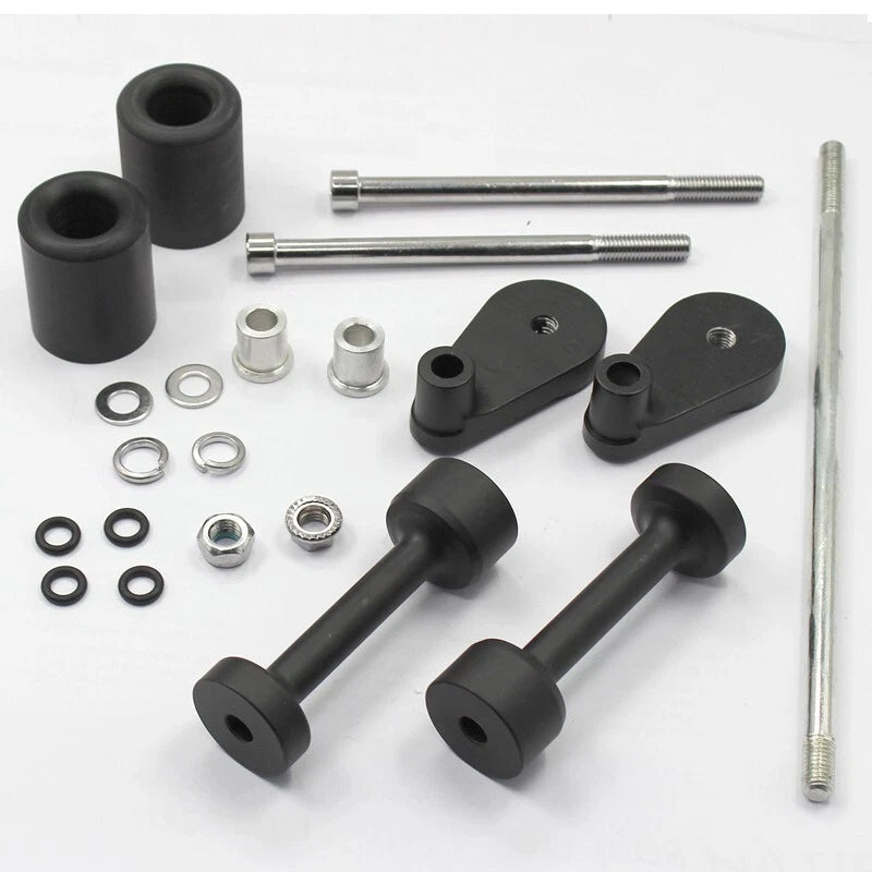 Fit For Kawasaki Ninja 250R EX250 2008-2012 Frame Sliders Crash Protection Black