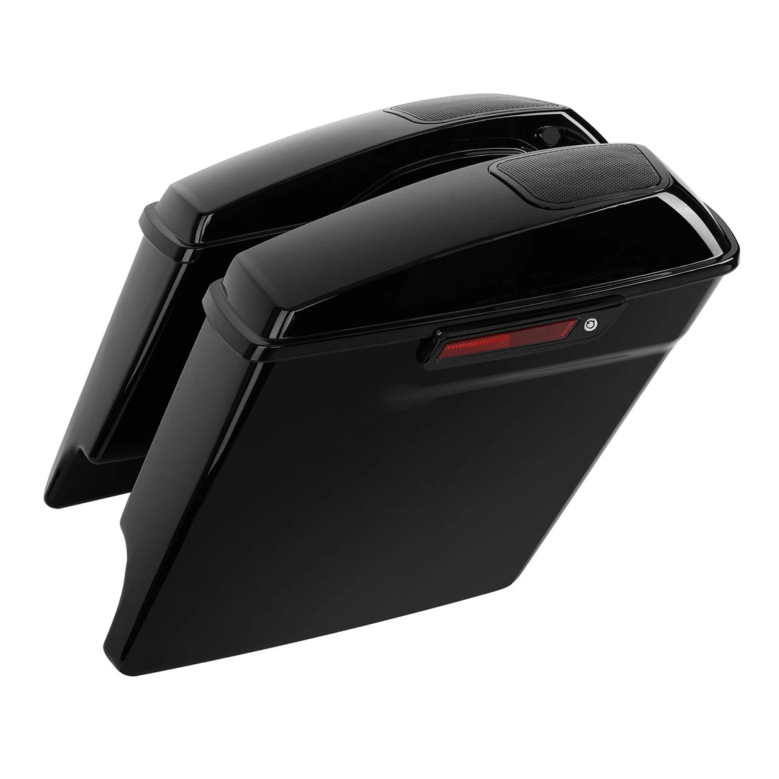 5" Stretched Hard Saddle Bags 6x9" Speaker Lid Fit For Harley Street Glide 14-23
