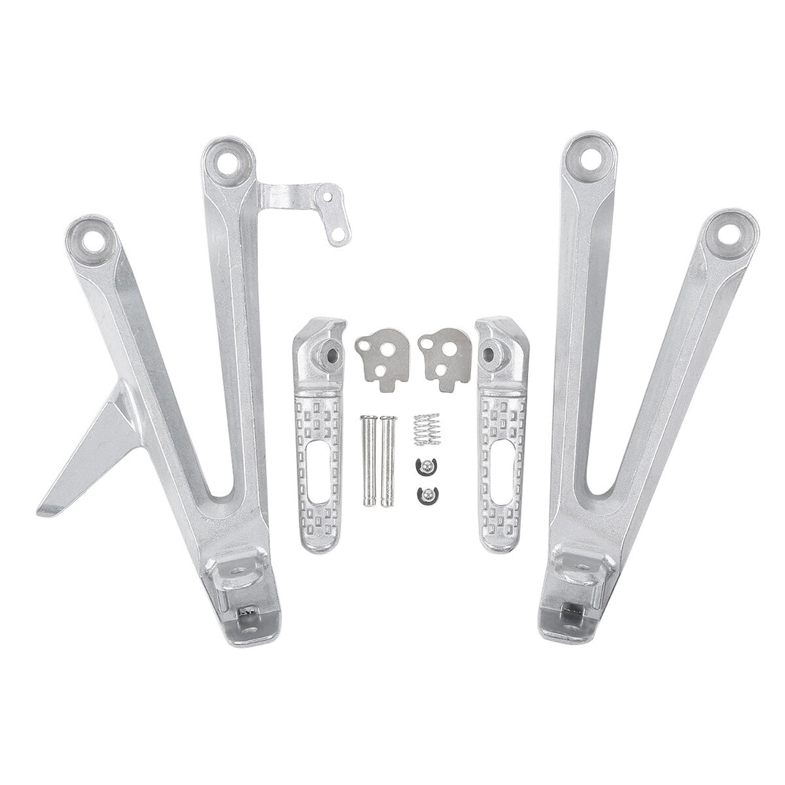 Passenger Footrests Footpegs Mount Bracket Set Fit For Honda CBR1000RR 2004-2007