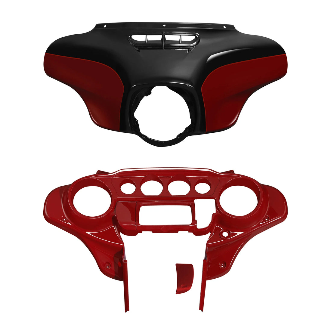 Inner Outer Fairing Fit For Harley Touring Flhx 2014-23 Billiard Red/Vivid Black