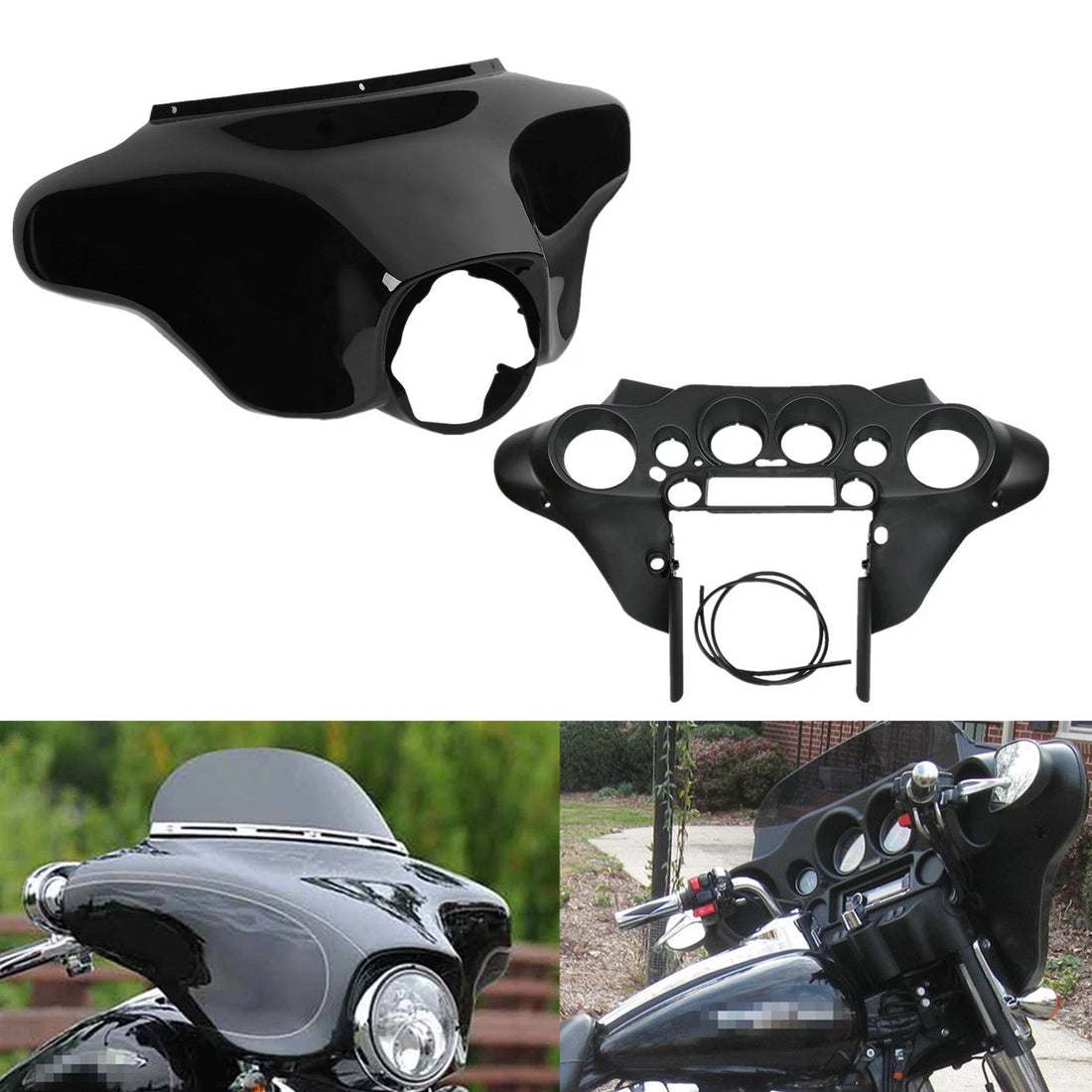 Batwing Inner & Outer Cowl Fairing For Harley Electra Street Glide Flh 1996-2013