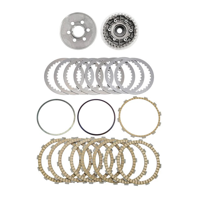 Clutch Pressure Plate&Friction Steel Clutch Kit Fit For Harley Road Glide 11-16