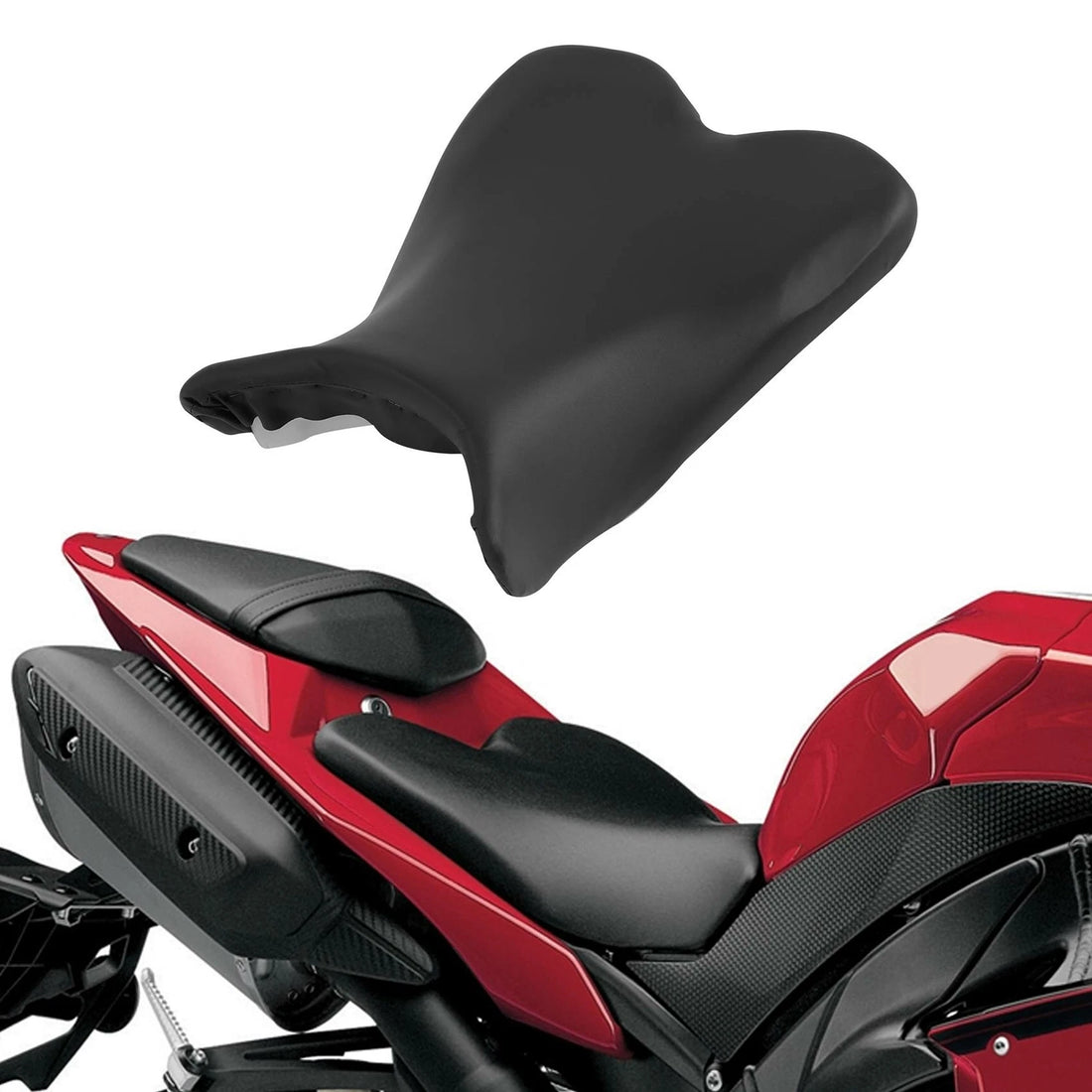 Black Front Rider Driver Seat Fit For Yamaha Yzf R1 YZFR1 YZF-R1 2009-2014 13 12