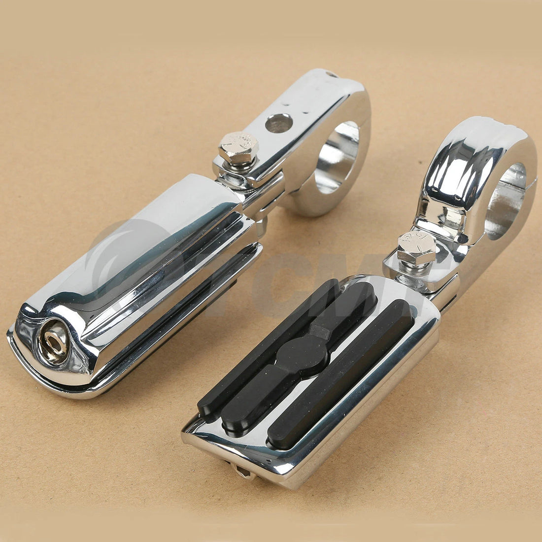 1 1/4" Engine Guard Highway Bar Footpeg Mount Clamp Fit For Harley Yamaha Suzuki