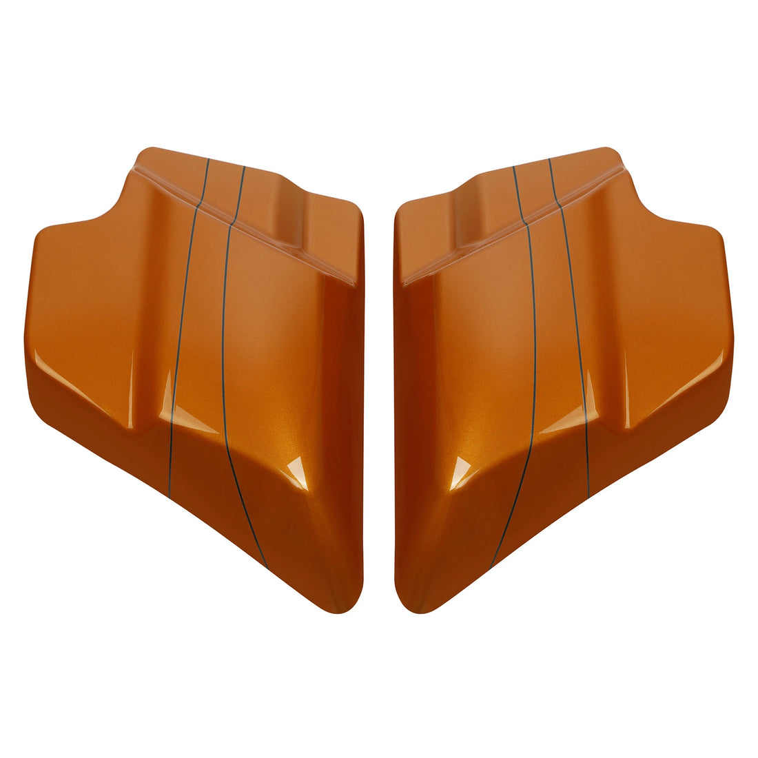 Side Covers Fairings Fit For Harley Touring Street Glide 2009-2024 Amber Whiskey