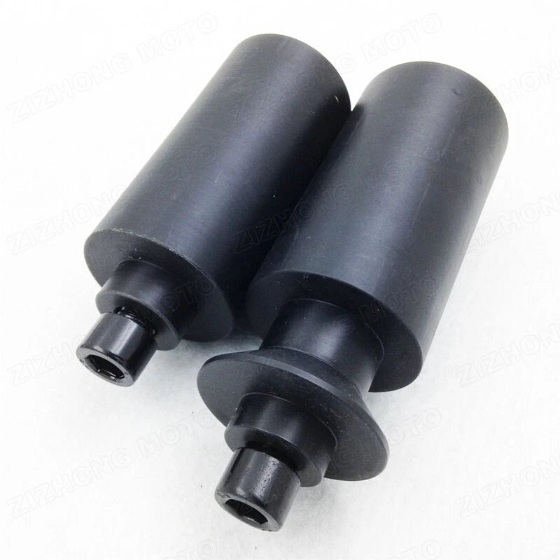 Motorcycle Frame Sliders Crash Protector Black Fit for 2006 2007 Yamaha YZF R6
